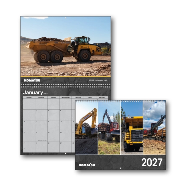 Main image of Construction wall calendar image