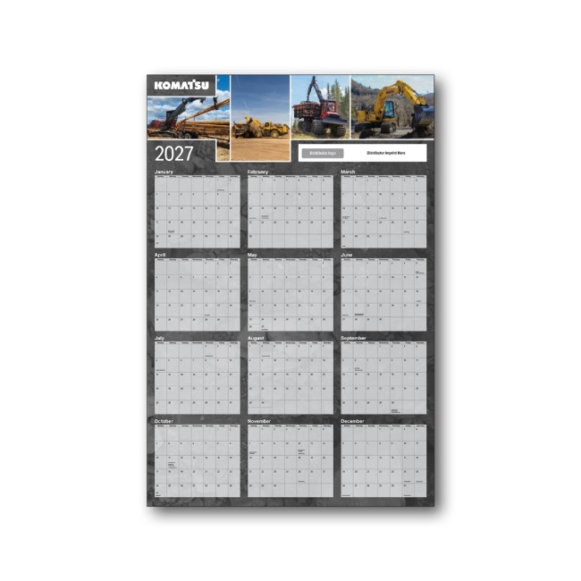 Main image of Construction custom imprint year-at-a-glance image