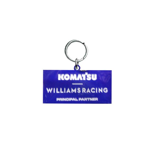 Main image of Williams Racing + Komatsu Blue Key Chain image
