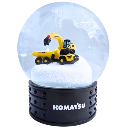 Image of Komatsu snow globe