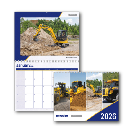 Image of Wall calendar - Construction