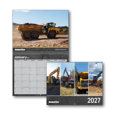 Image of Construction wall calendar