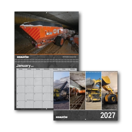 Image of Mining wall calendar