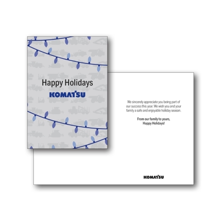 Image of Construction holiday cards