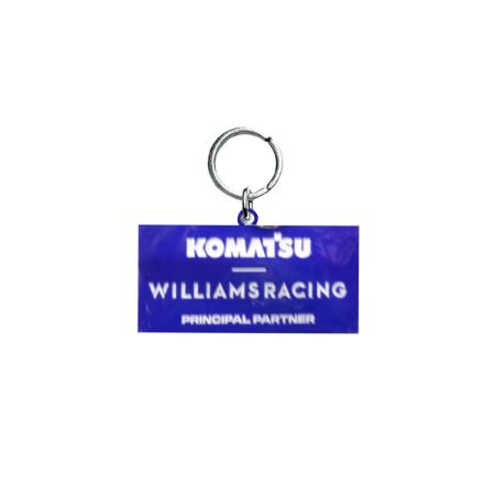 Image of Williams Racing + Komatsu Blue Key Chain